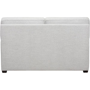 Back view of Merritt Sterling Feather Blend Loveseat