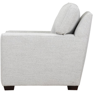 Side view of Merritt Sterling Feather Blend Chair