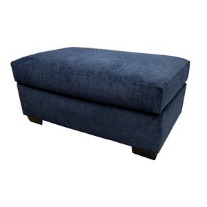 Front right view of Colsen Navy Cocktail Ottoman
