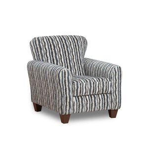 Front right view of Colsen Navy Accent Chair