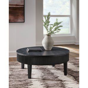A room setting featuring Marstream Black Coffee Table
