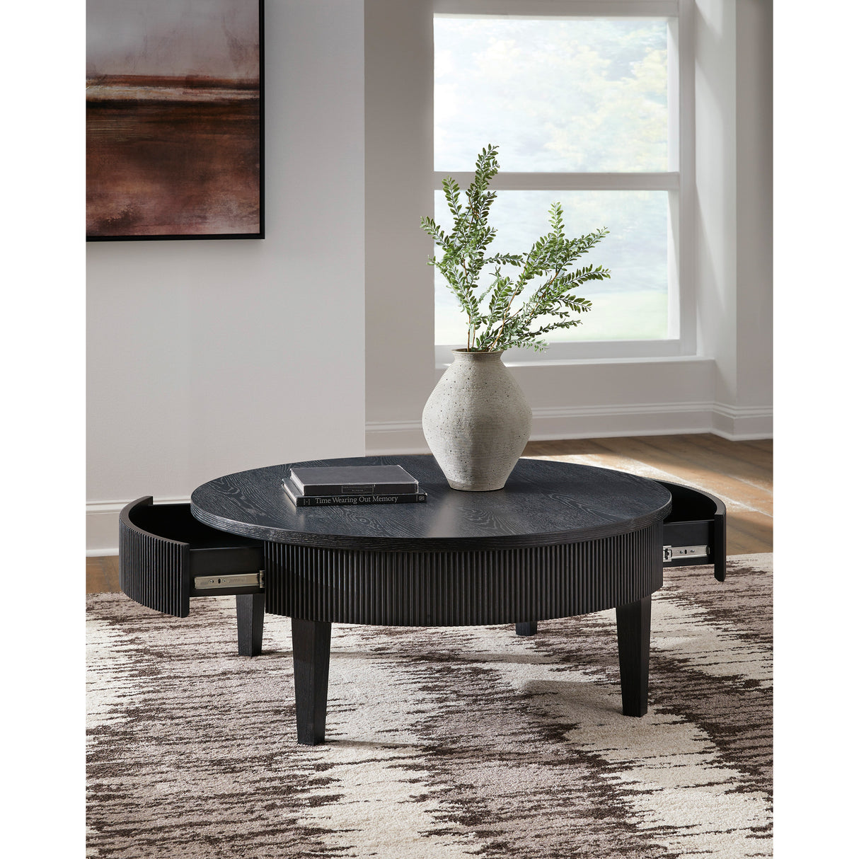 Room setting 2 featuring Marstream Black Coffee Table