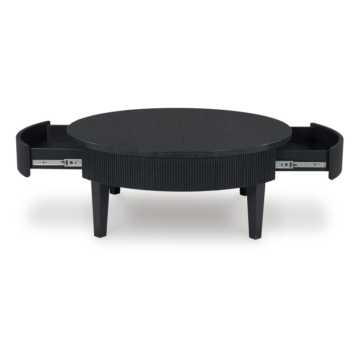 Side view of Marstream Black Coffee Table