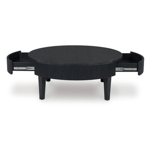 Side view of Marstream Black Coffee Table