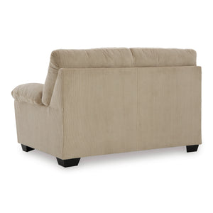 Back view of SimpleJoy Sand Loveseat