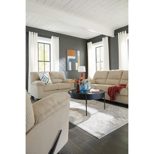 Room setting 4 featuring SimpleJoy Sand Loveseat