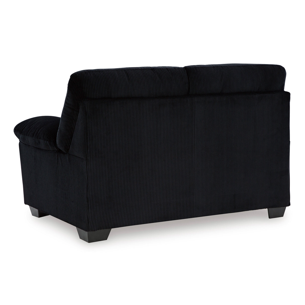 Back view of SimpleJoy Onyx Loveseat