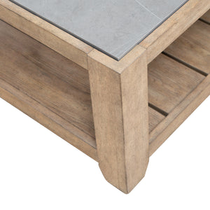 Detail view of Millstone Nutmeg Rectangular Cocktail Table