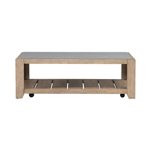 Millstone Nutmeg Rectangular Cocktail Table QK1104733