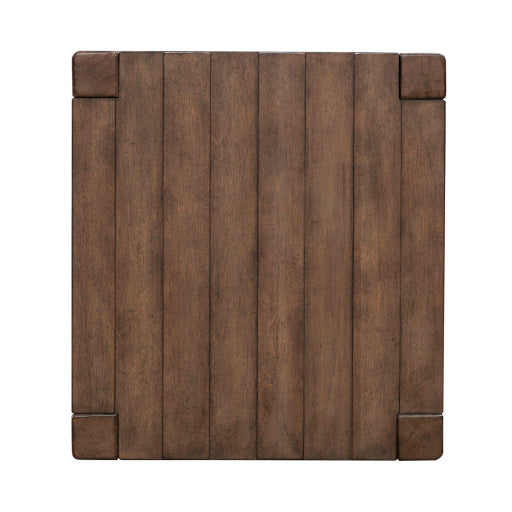 Swatch for the Broadmore Cobblestone Brown Square Chairside Table