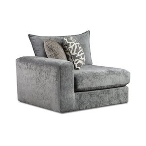 Front right view of Floza Steel Left Chair