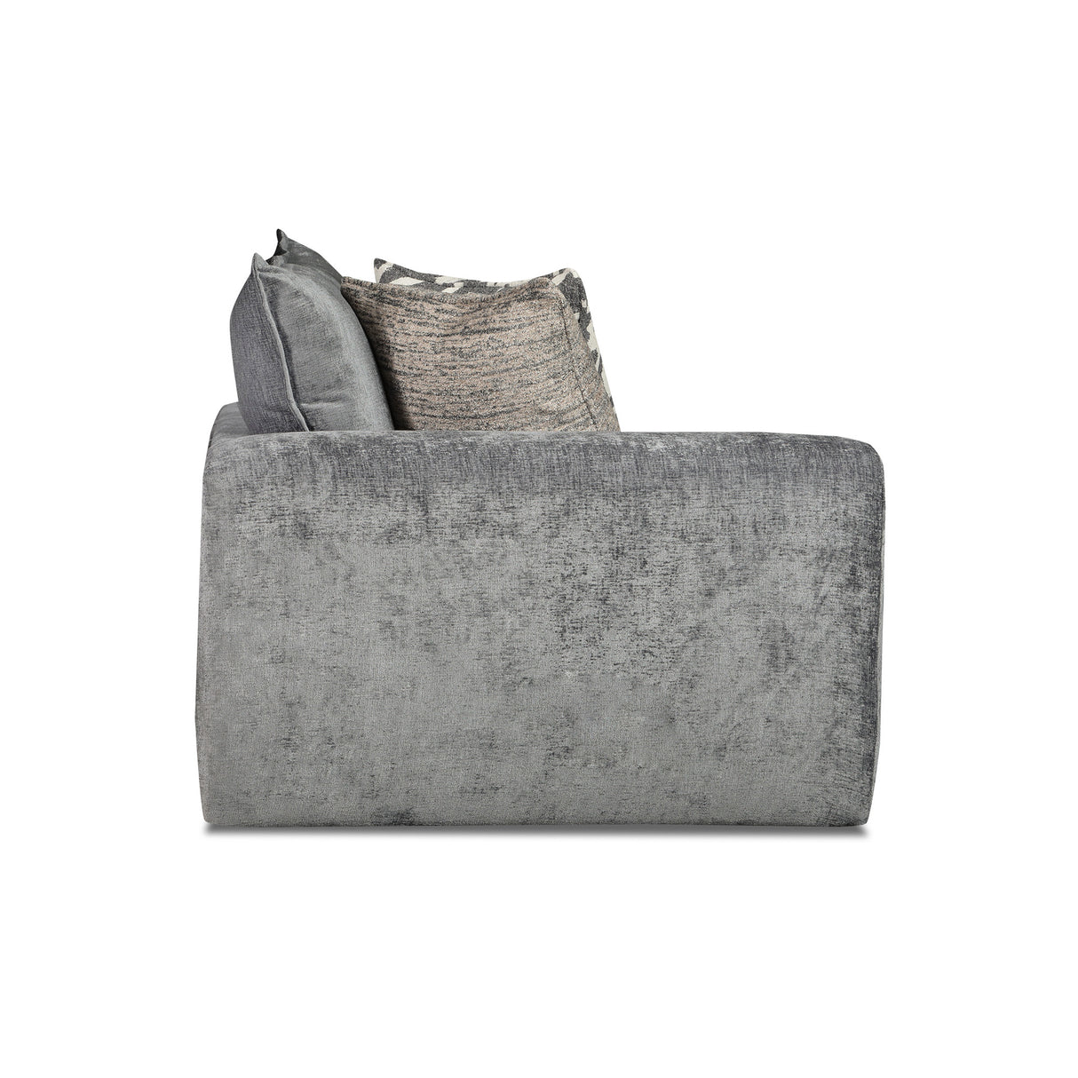 Side view of Floza Steel Left Chair