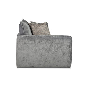 Side view of Floza Steel Left Chair