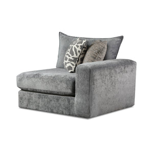 Front right view of Floza Steel Right Chair