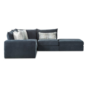 Side view of Floza Ink 5 Piece Left Arm Sectional