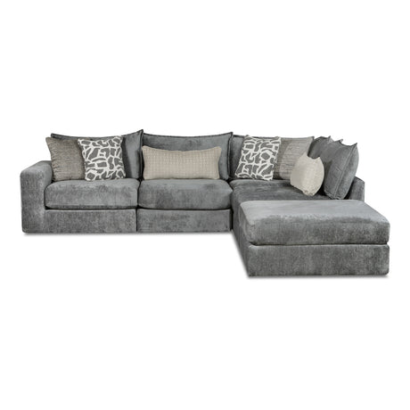 Floza Steel 5 Piece Left Arm Sectional QK1104755