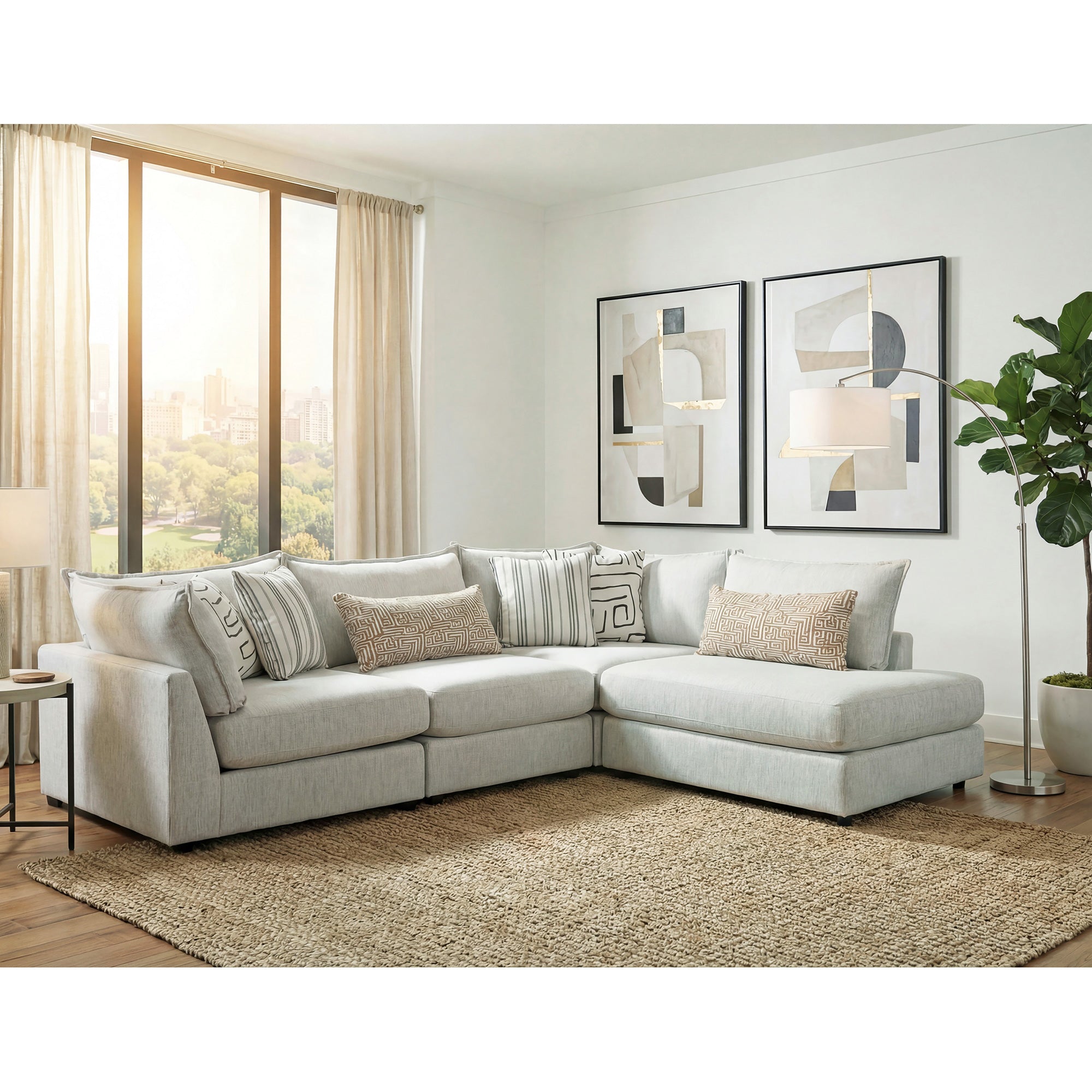 Floza 4 Piece Sectional – Slumberland