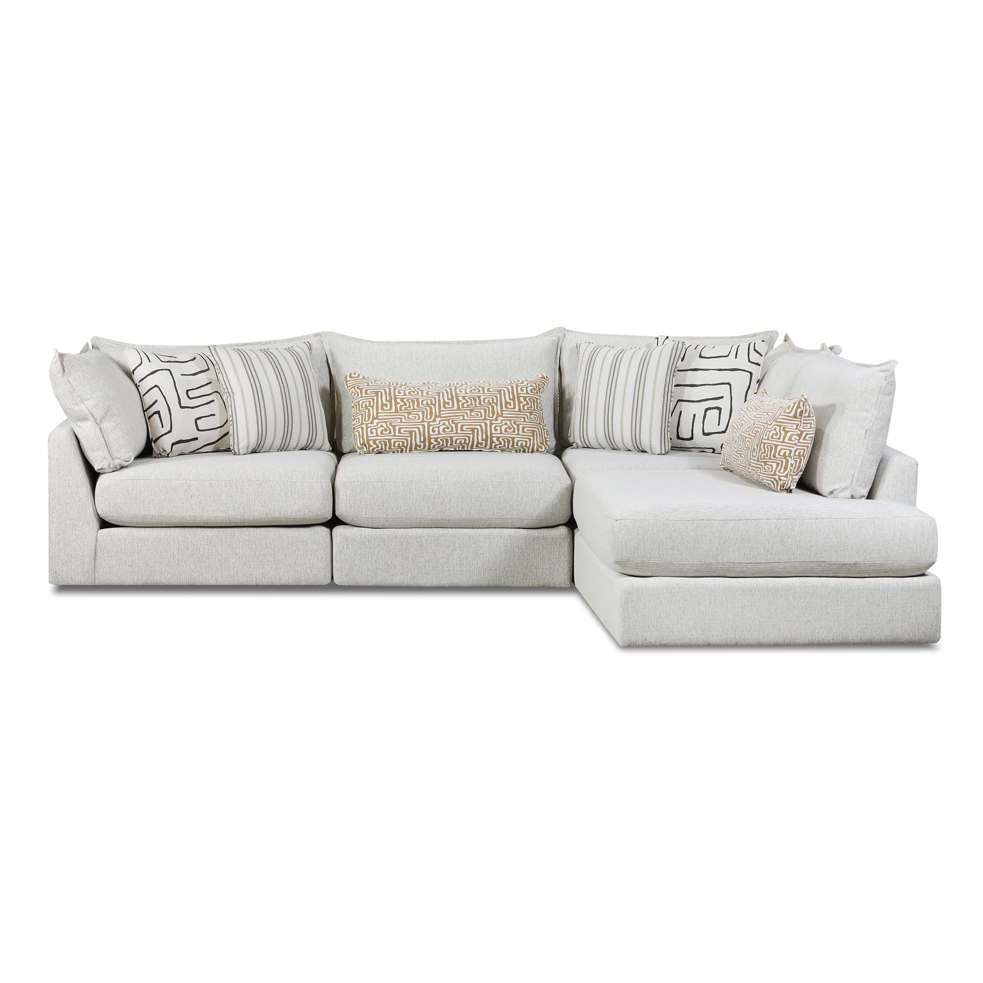 Bella シュシュ - Large Floza 4 Piece Sectional – Slumberland