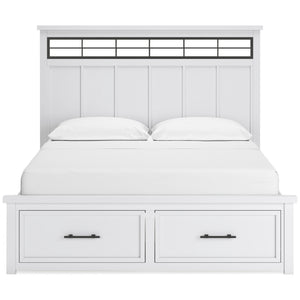 Ashbryn White King Storage Bed QK1104781