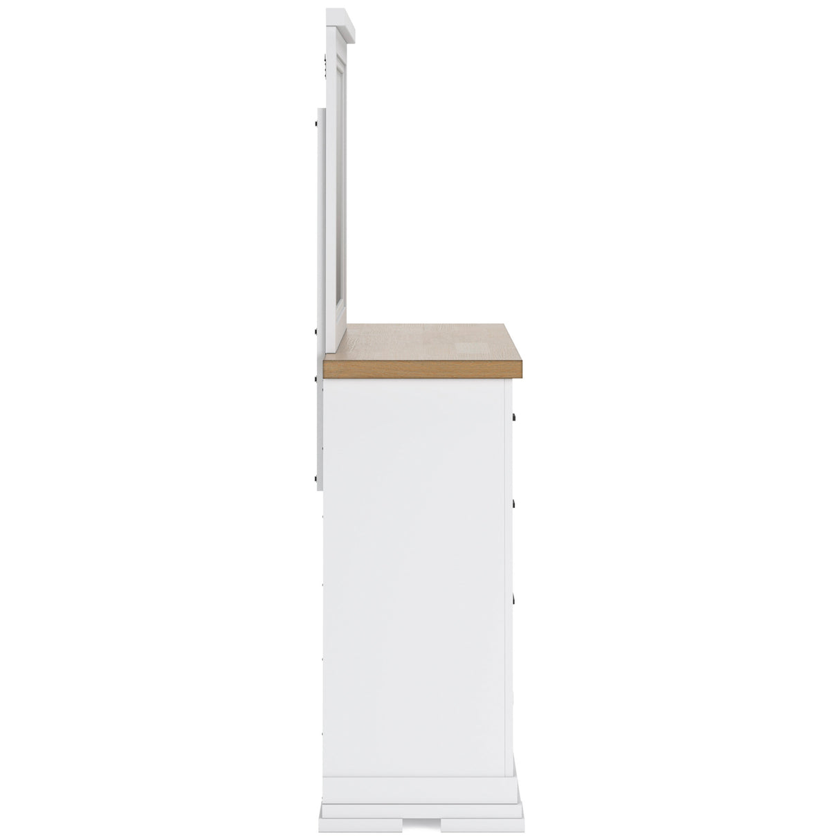 Side view of Ashbryn White Dresser