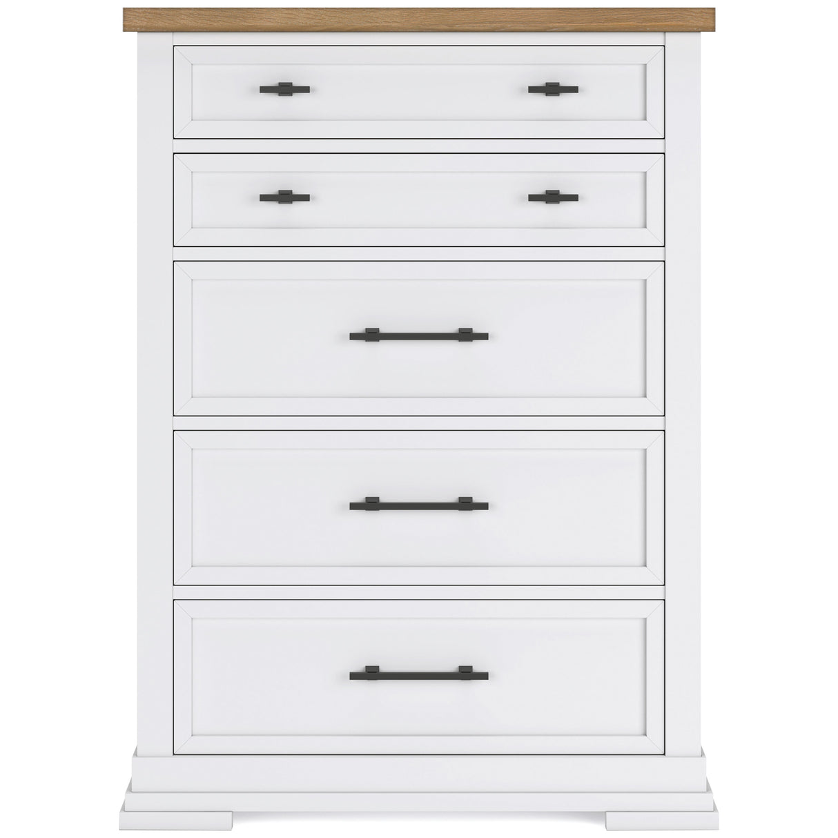 Ashbryn White 5 Drawer Chest QK1104788