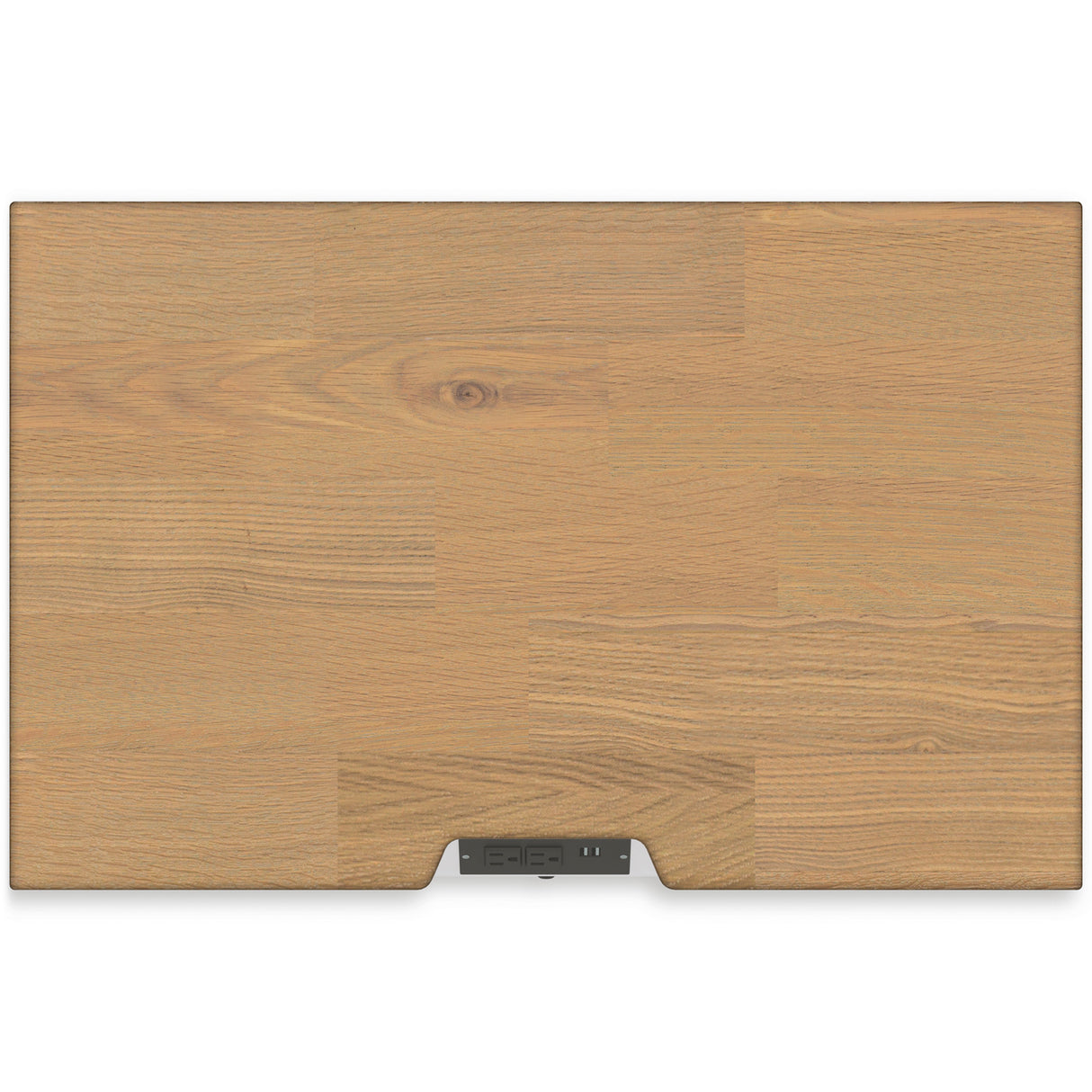 Top view of Ashbryn White 3 Drawer Nightstand