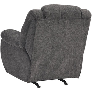 Back view of Foreside Charcoal Rocker Recliner