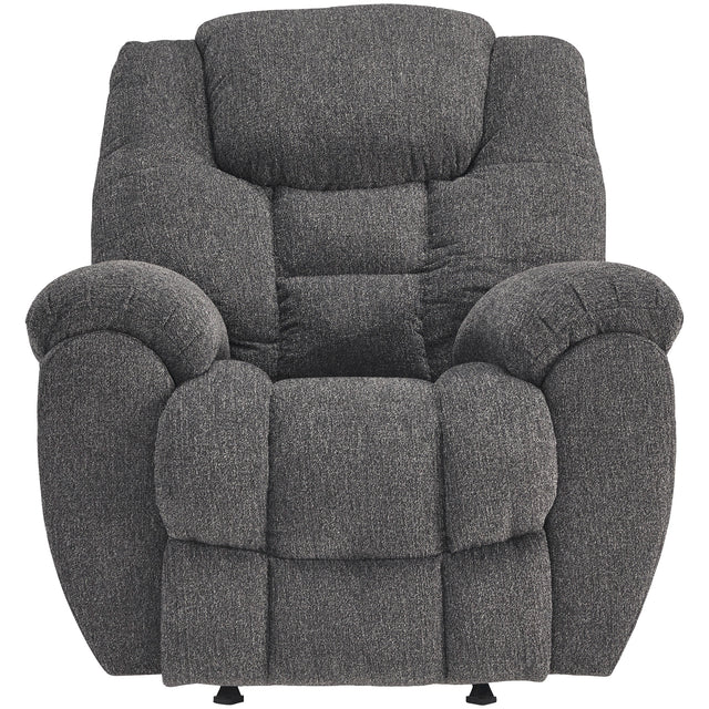 Foreside Charcoal Rocker Recliner QK1104796