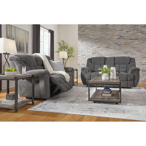 Room setting 3 featuring Foreside Charcoal Reclining Sofa