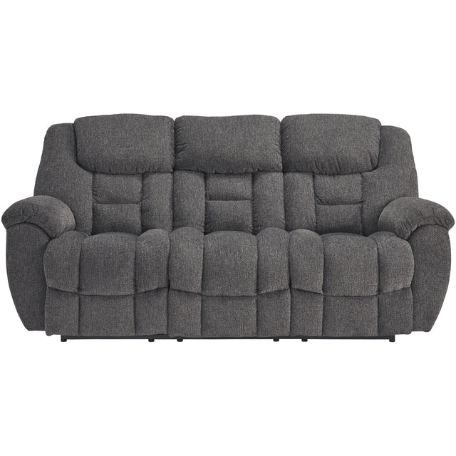 Foreside Charcoal Reclining Sofa QK1104797