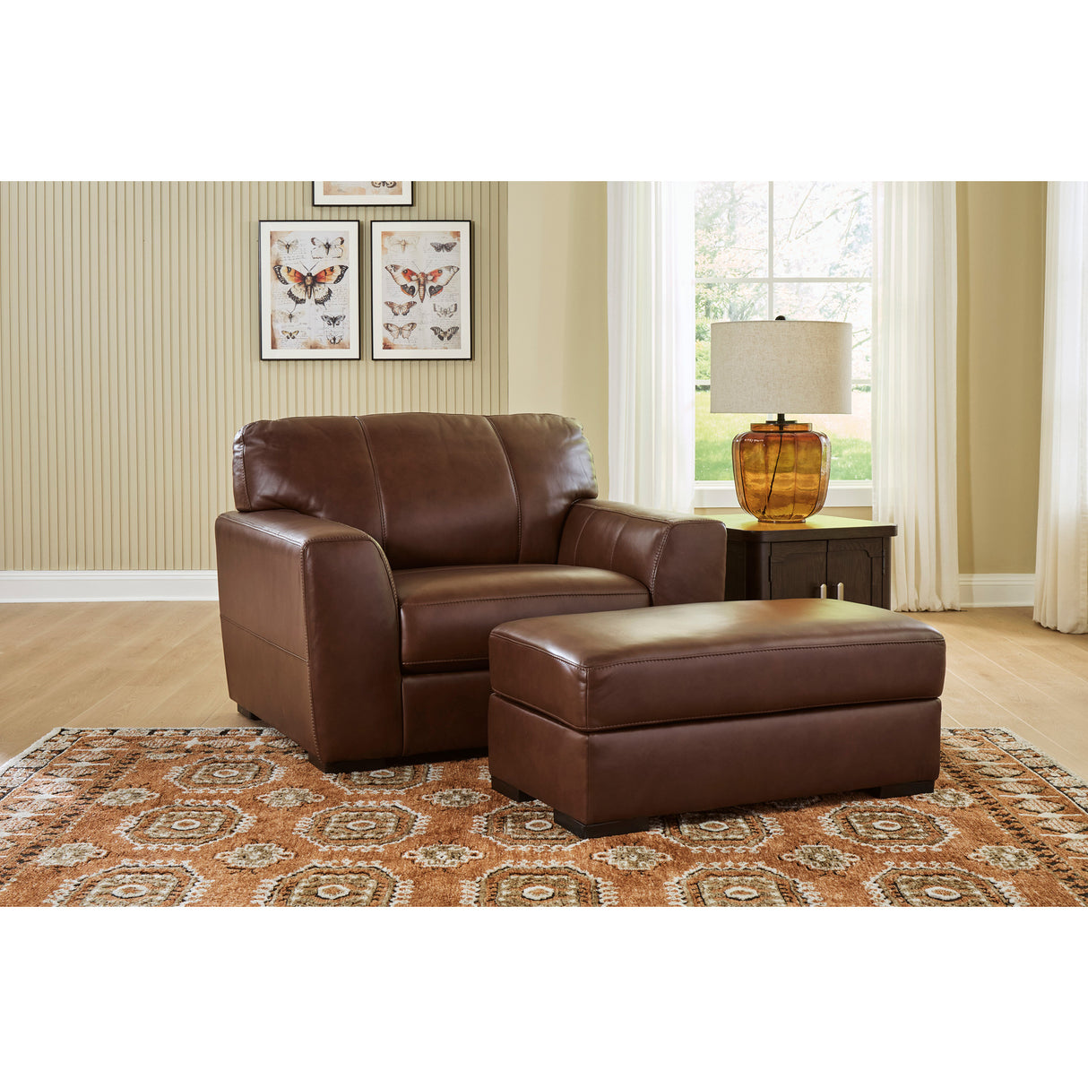 Room setting 2 featuring Brogliano Canyon Oversized Chair and a Half