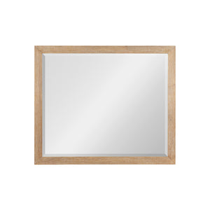Norwich Rustic Antique Oak Landscape Mirror QK1104814
