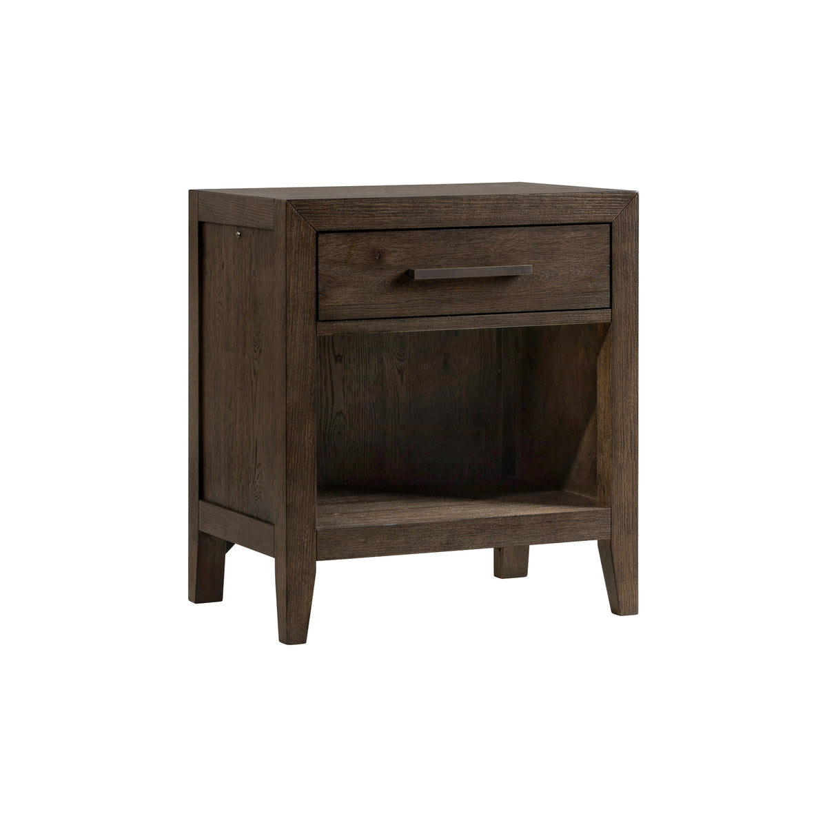 Norwich Rustic Driftwood Oak Nightstand QK1104819