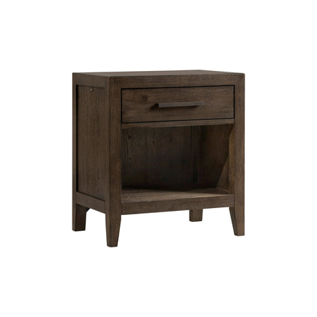 Norwich Rustic Driftwood Oak Nightstand QK1104819