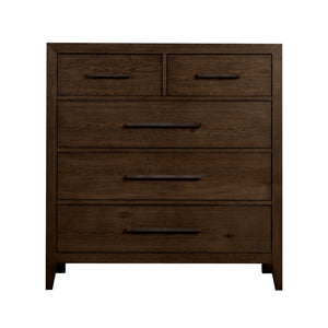 Norwich Rustic Driftwood Oak 5 Drawer Chest QK1104820