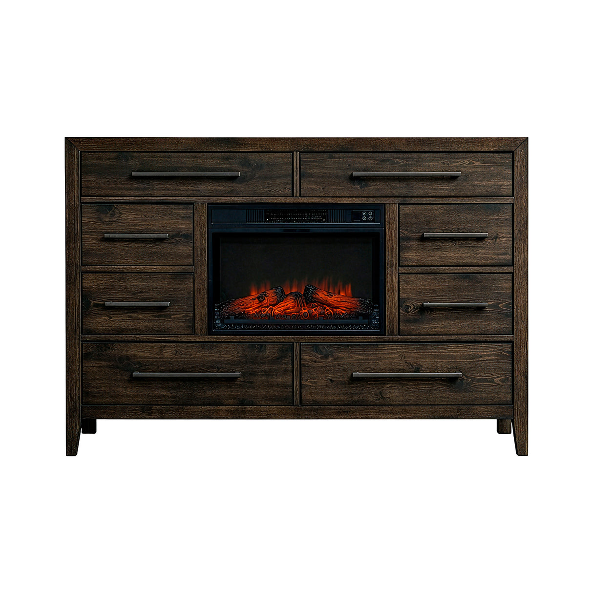 Norwich Rustic Driftwood Oak Fireplace Chest QK1104822