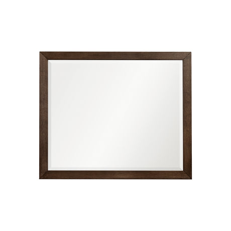 Norwich Rustic Driftwood Oak Landscape Mirror QK1104833