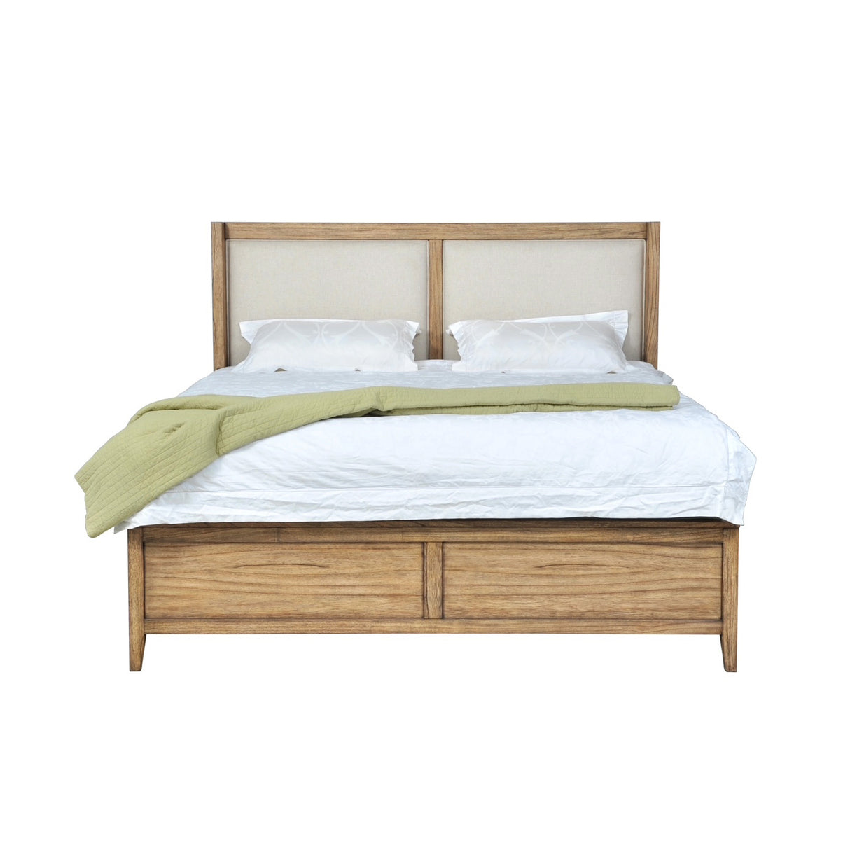 Belgium Sandrift King Panel Bed QK1104854