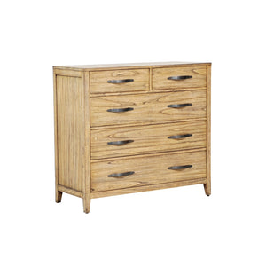 Front right view of Belgium Sandrift 5 Drawer Chest