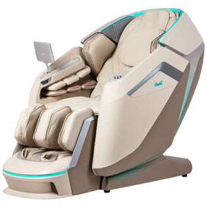 Detail view of Apex Duo Taupe Massage Chair