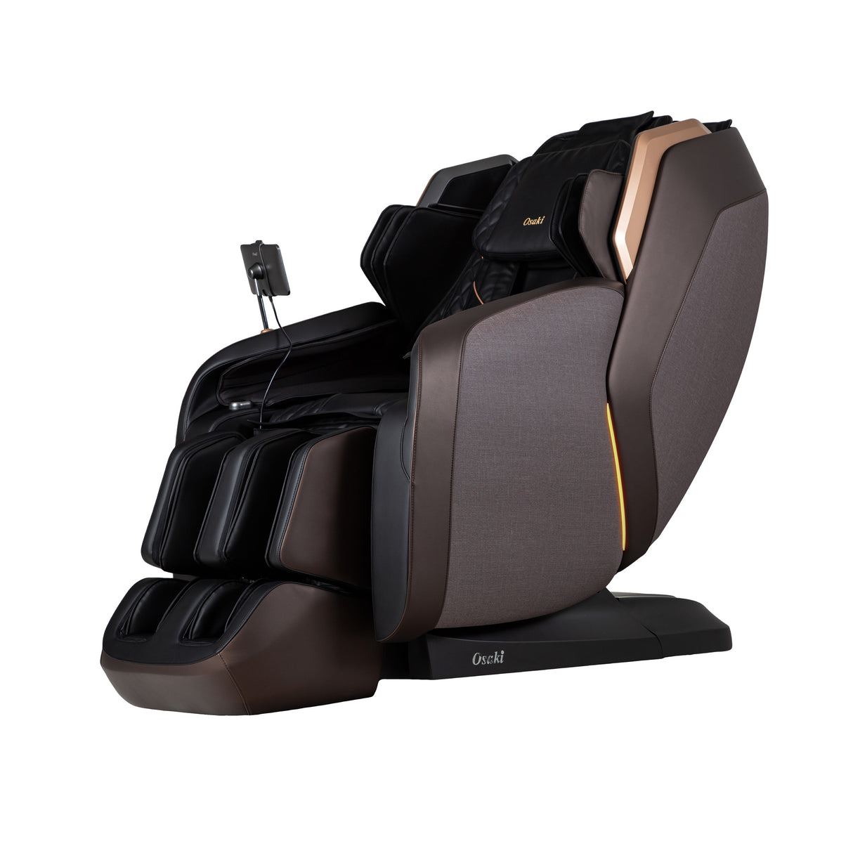 Front right view of Duke XL Brown Massage Chair
