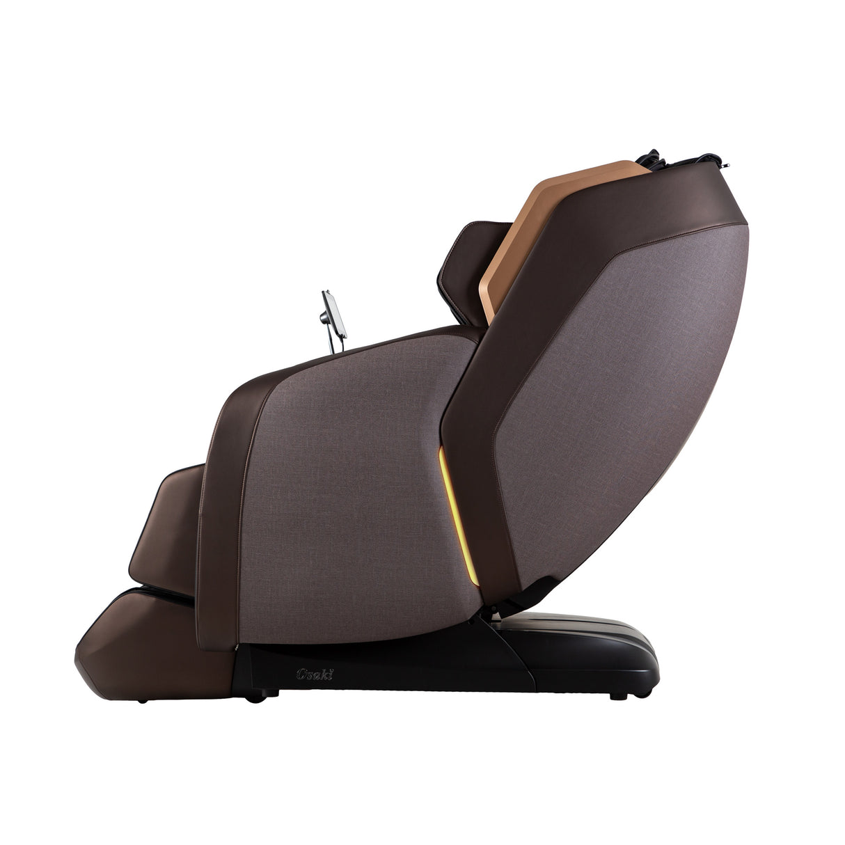 Side view of Duke XL Brown Massage Chair