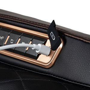 Detail view of Duke XL Taupe Massage Chair
