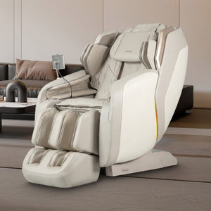 A room setting featuring Duke XL Taupe Massage Chair