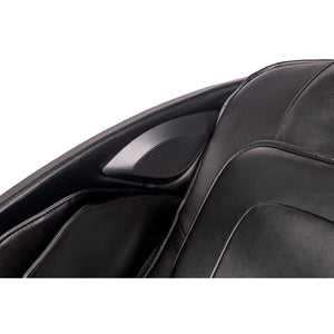 Detail view of Oasis Black Massage Chair