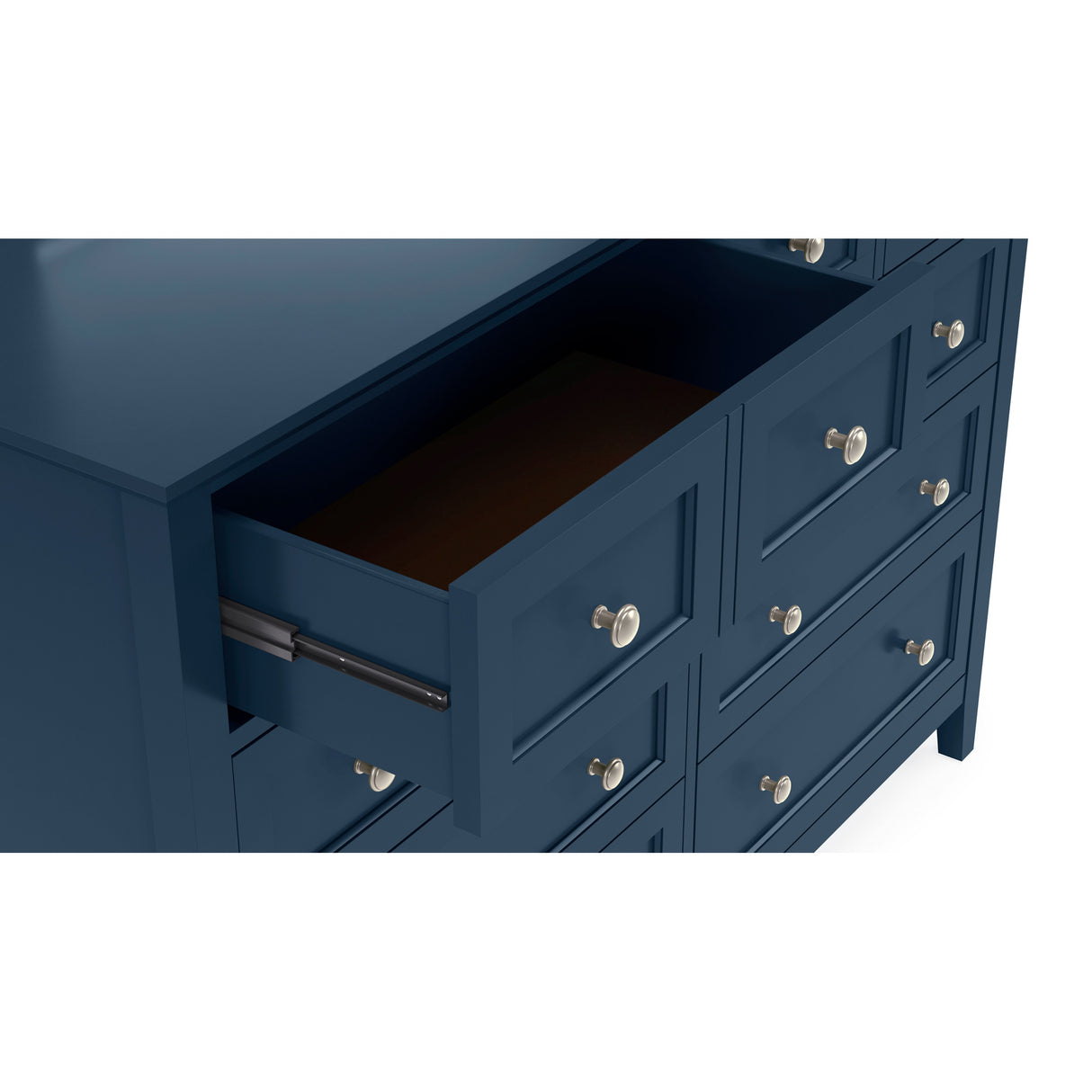 Detail view of Grace Blueberry Dresser