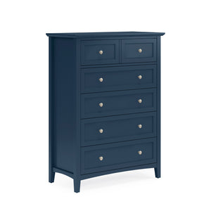Front right view of Grace Blueberry Chest