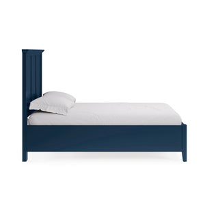Side view of Grace Blueberry Queen Bed