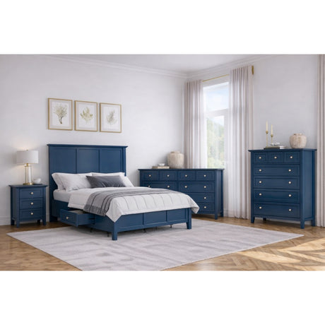 Grace Blueberry Queen 4 Piece Room Group