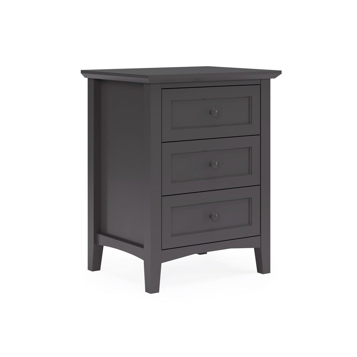 Front right view of Grace Raven Nightstand
